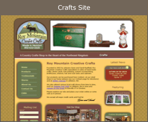 Roy Mountain Creative Crafts web site